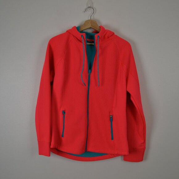 Swiss Tech Missy Jacket Womens M Full Zip 2 Pocket Hooded Fleece Lining Jacket - Picture 1 of 10